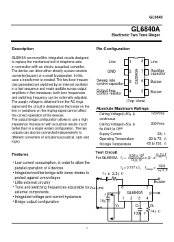 GL6840A Datasheet PDF Hynix Semiconductor