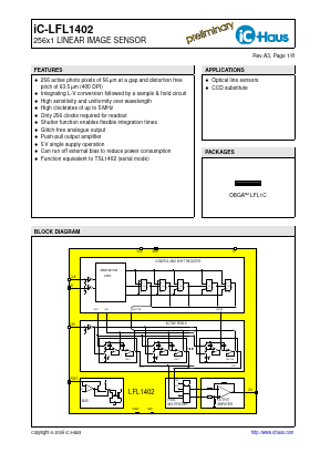 IC-LFL1402 Datasheet PDF IC-Haus GmbH
