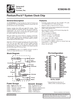 AV9248-55 Datasheet PDF Integrated Circuit Systems