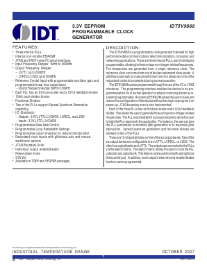 IDT5V9888NLGI Datasheet PDF Integrated Device Technology