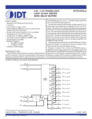 IDT5V2528 Datasheet PDF Integrated Device Technology