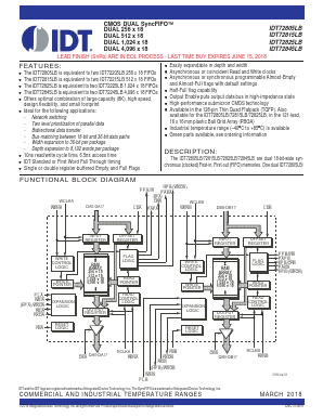 IDT72845LB10PFI Datasheet PDF Integrated Device Technology