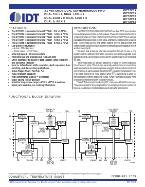 IDT72V85 Datasheet PDF Integrated Device Technology