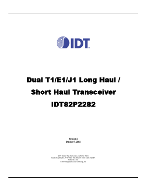 IDT82P2282PK Datasheet PDF Integrated Device Technology