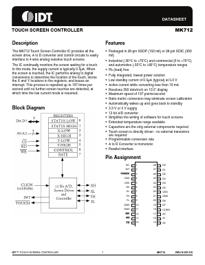 MK712SIL Datasheet PDF Integrated Device Technology