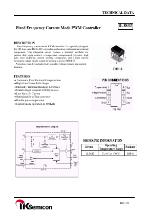 IL3842 Datasheet PDF IK Semicon Co., Ltd