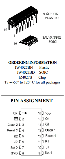 IW4027B Datasheet PDF IK Semicon Co., Ltd