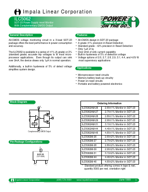 ILC5062AM-46 Datasheet PDF Impala Linear Corporation