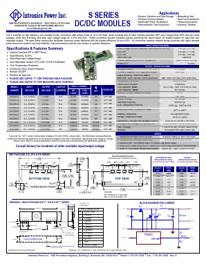 S10-5S1.0 Datasheet PDF Intronics Power, Inc.