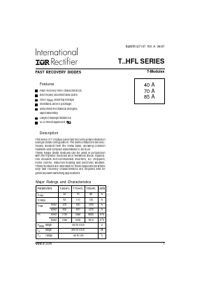T40HFL Datasheet PDF International Rectifier