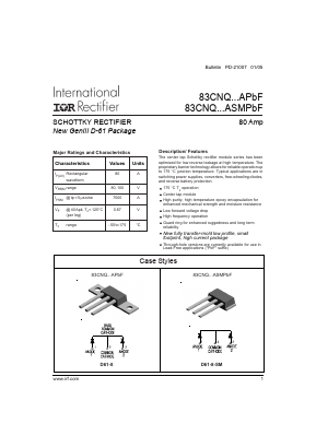 83CNQ080A Datasheet PDF International Rectifier