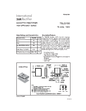 75LQ150 Datasheet PDF International Rectifier