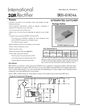 IRISG5624A Datasheet PDF International Rectifier