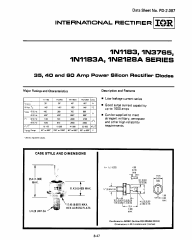 1N1184A Datasheet PDF International Rectifier