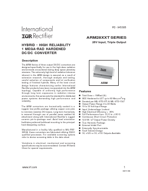 ARM2815T Datasheet PDF International Rectifier