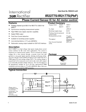 IR2177SPBF Datasheet PDF International Rectifier
