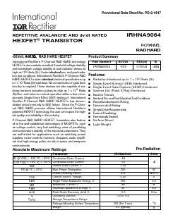 IRHNA9064 Datasheet PDF International Rectifier