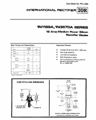 1N3670A Datasheet PDF International Rectifier