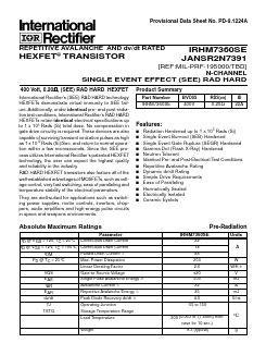 JANSR2N7391 Datasheet PDF International Rectifier