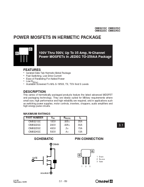 OM6023SC Datasheet PDF International Rectifier