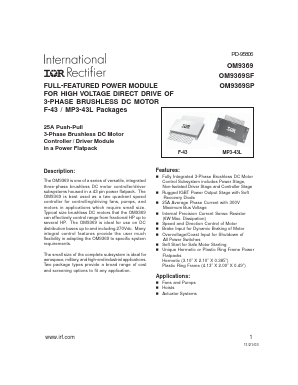 OM9369SF Datasheet PDF International Rectifier