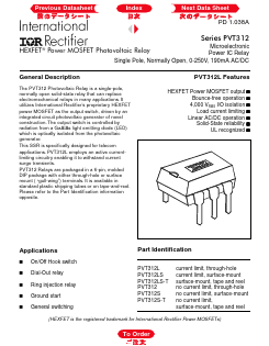 PVT312L Datasheet PDF International Rectifier
