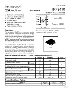 IRF9410 Datasheet PDF International Rectifier