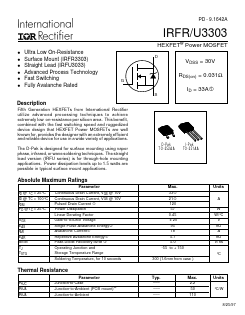 IRFR1111 Datasheet PDF International Rectifier