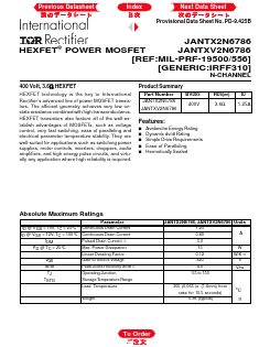 JANTX2N6786_96 Datasheet PDF International Rectifier