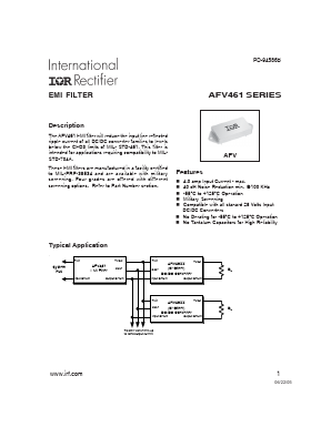 AFV461/CH Datasheet PDF International Rectifier