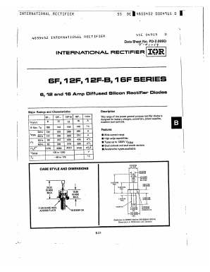 16F120 Datasheet PDF International Rectifier
