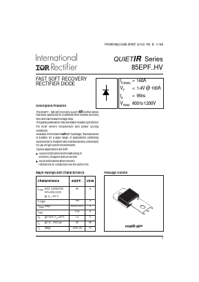 85EPF10 Datasheet PDF International Rectifier