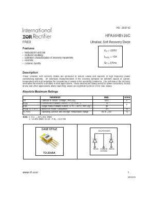 HFA35HB120C Datasheet PDF International Rectifier