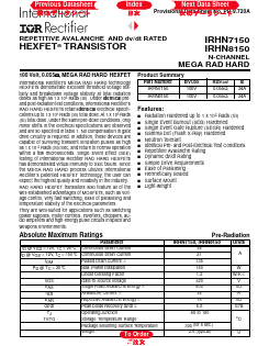 RHN7150 Datasheet PDF International Rectifier