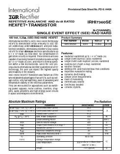 IRHI7360SE Datasheet PDF International Rectifier