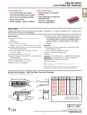 SD12 Datasheet PDF ITT Cannon 