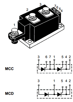 MCD312-18IO1 Datasheet PDF IXYS CORPORATION