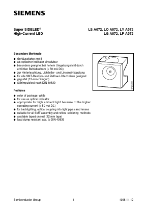 LPA672-M Datasheet PDF Infineon Technologies