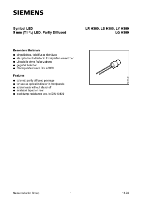 LSH380 Datasheet PDF Infineon Technologies