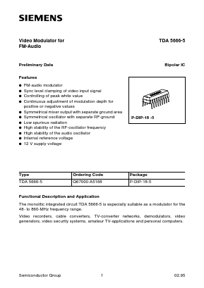 Q67000-A5168 Datasheet PDF Infineon Technologies