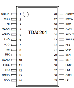 TDA5204 Datasheet PDF Infineon Technologies