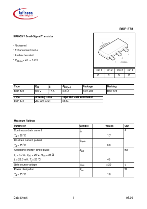 Q67000-S301 Datasheet PDF Infineon Technologies