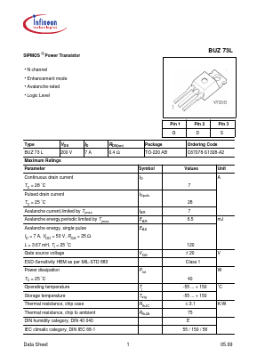C67078-S1328-A2 Datasheet PDF Infineon Technologies