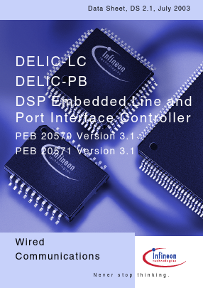 PEB20571 Datasheet PDF Infineon Technologies