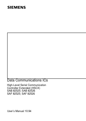 SAF82525 Datasheet PDF Infineon Technologies