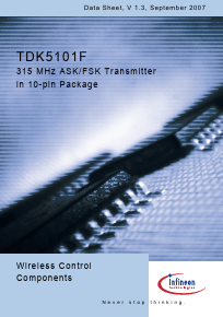 TDK5101F Datasheet PDF Infineon Technologies