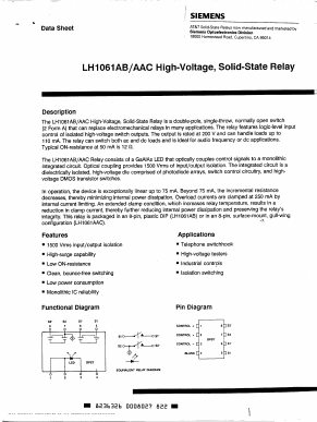 LH1061AB Datasheet PDF Infineon Technologies