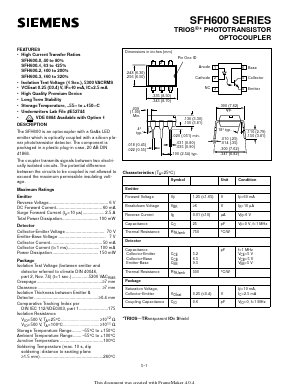 SFH600-1 Datasheet PDF Infineon Technologies