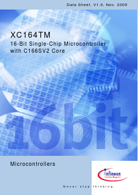 XC164TM Datasheet PDF Infineon Technologies