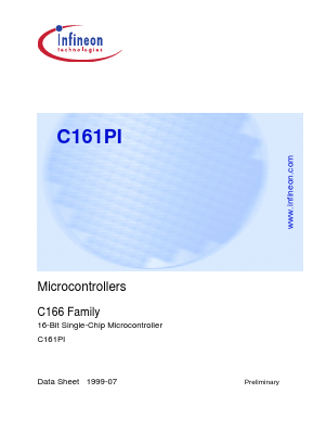 C166 Datasheet PDF Infineon Technologies